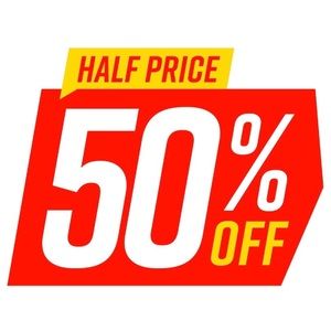 EVERYTHING 1/2 OFF